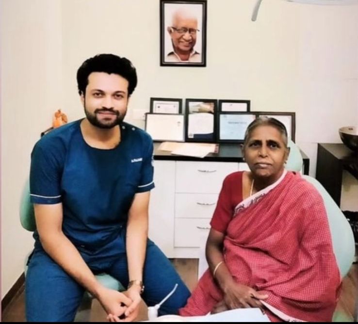 Compassion in care : Another happy patient who has been visiting JGHR since the 1970s.