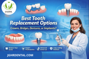 Best Tooth Replacement Options: Crowns, Bridges, Dentures or Implants?