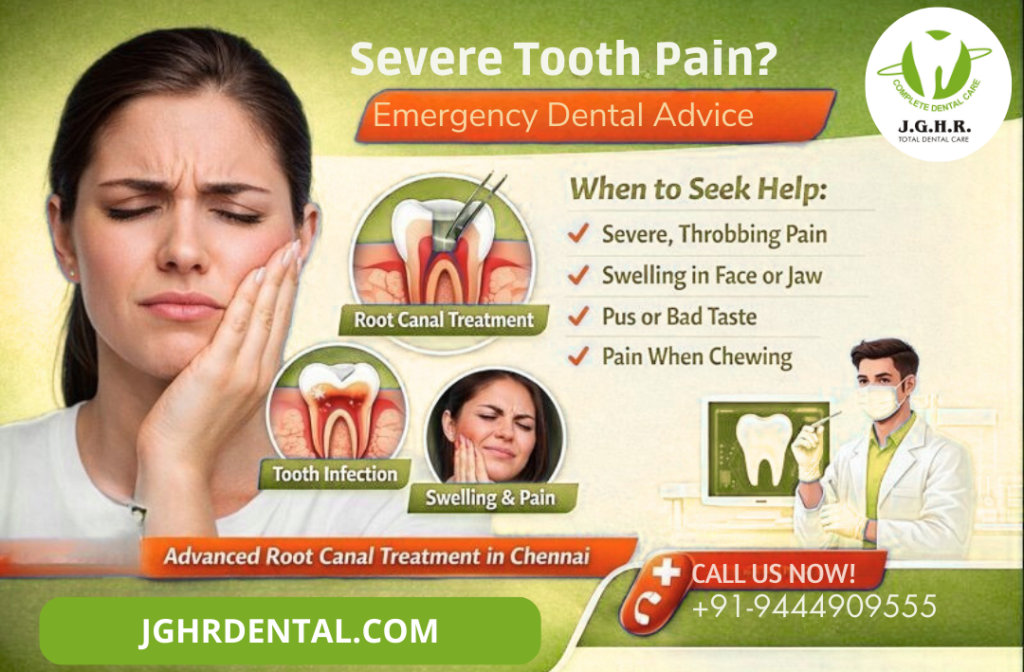 severe tooth pain